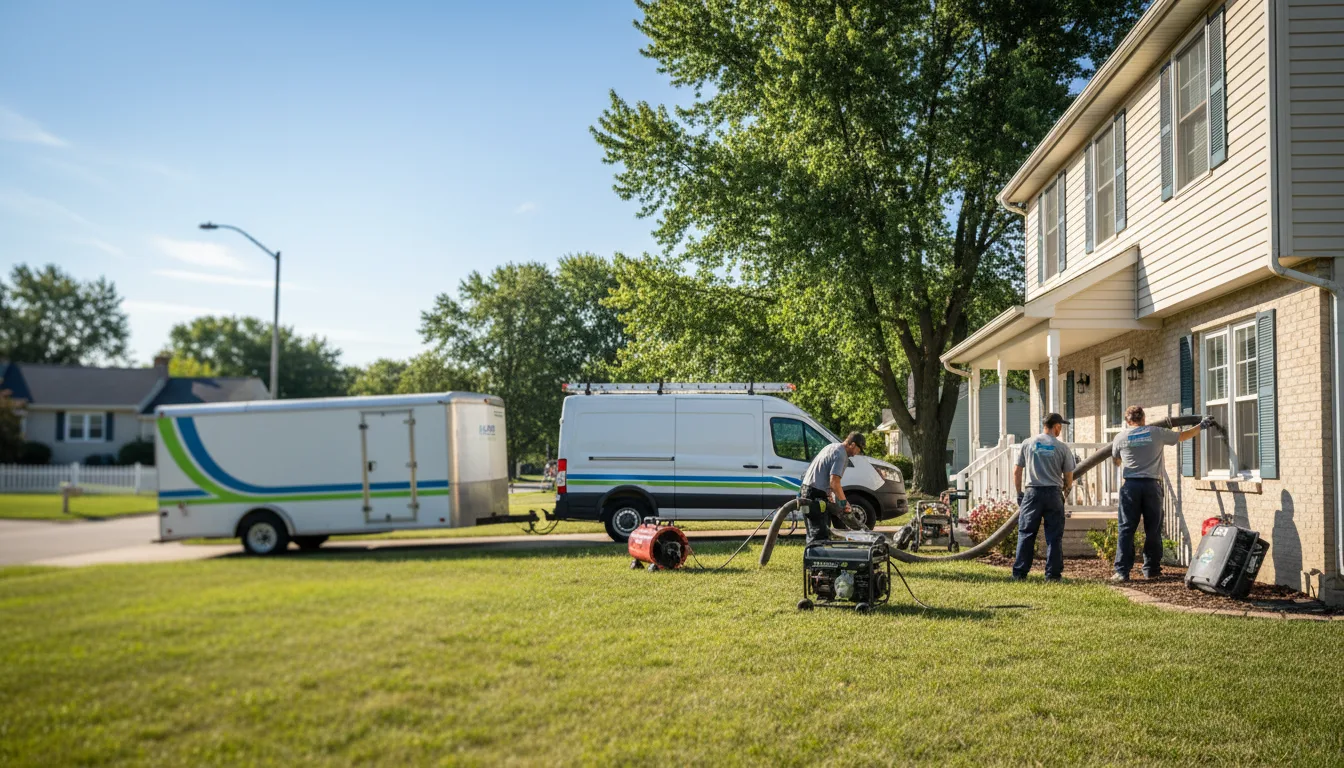 Flooded Basement Restoration And Cleanup With Repair in Lawton, MI near me